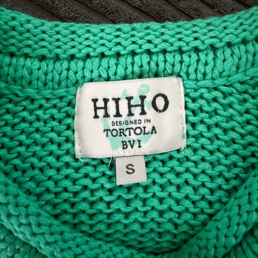 HIHO Women's Mint Green Crew Neck Sweater - Small